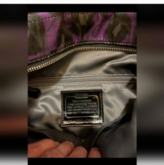 🍂🍁Nwt Coach ocelot tote - Picture 4 of 9